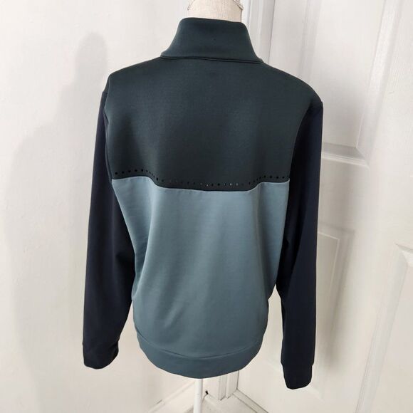 Fabletics Jacket Womens XXL Black Full Zip Stretch Mock Neck - Picture 8 of 16